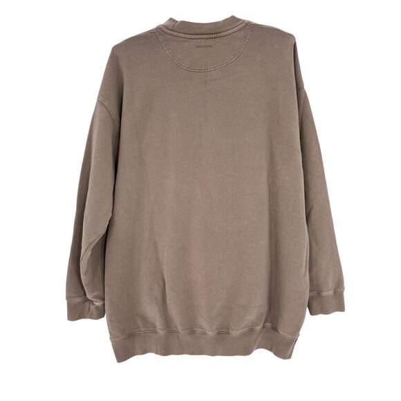 Anine Bing Collegiate Tan Tyler Sweatshirt Size L - Picture 3 of 4